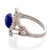 Lapis lazuli cocktail ring, 'Symphony in Blue' - Lapis Lazuli Silver Cocktail Ring with Openwork Accents