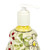 Ceramic liquid soap dispenser, 'Pastel Talavera' - Talavera-Style Floral and Leaf Ceramic Liquid Soap Dispenser