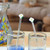 Handblown recycled glass drink stirrers, 'Calla Lily Cheers' (pair) - Pair of Calla Lily Handblown Recycled Glass Drink Stirrers