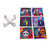 Decoupage wood coasters, 'Catrina Essence' (set of 6) - 6 Catrina and Catrin Day of the Dead Decoupage Wood Coasters