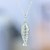 Sterling silver pendant necklace, 'Tide of Fins' - Artisan-Made Polished Sterling Silver Fish Pendant Necklace