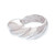 Sterling silver band ring, 'New Shell' - Avant-Garde Seashell-Inspired Sterling Silver Band Ring