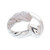 Sterling silver band ring, 'New Shell' - Avant-Garde Seashell-Inspired Sterling Silver Band Ring