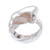 Sterling silver band ring, 'New Shell' - Avant-Garde Seashell-Inspired Sterling Silver Band Ring