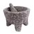 Basalt mortar and pestle, 'Culinary Tradition' - Handcrafted Basalt Stone Molcajete Mortar and Pestle Set