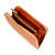 Leather wallet, 'Floral Pattern in Copper' - Embossed Floral and Leaf-Patterned Leather Wallet in Copper