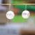 Sterling silver drop earrings, 'Lunar Minimalism' - Sterling Silver Drop Earrings with a Brushed-Satin Finish
