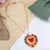 Gold-plated agate pendant necklace, 'Adorable Miracle' - Polished 14k Gold-Plated Heart-Shaped Agate Pendant Necklace
