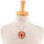 Gold-plated agate pendant necklace, 'Adorable Miracle' - Polished 14k Gold-Plated Heart-Shaped Agate Pendant Necklace