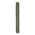 Wool table runner, 'Banquet in Thunder' - Woven Fringed 100% Wool Table Runner in Yellow and Blue Hues