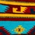 Wool table runner, 'Banquet in Thunder' - Woven Fringed 100% Wool Table Runner in Yellow and Blue Hues