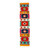 Wool table runner, 'The Heritage Jewels' - Folk Art-Themed Handwoven Patterned 100% Wool Table Runner