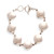 Silver link bracelet, 'Avant-Garde Belle' - Avant-Garde Polished Diamond-Shaped Silver Link Bracelet thumbail