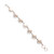 Silver link bracelet, 'Avant-Garde Belle' - Avant-Garde Polished Diamond-Shaped Silver Link Bracelet (image 2b) thumbail