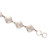 Silver link bracelet, 'Avant-Garde Belle' - Avant-Garde Polished Diamond-Shaped Silver Link Bracelet (image 2c) thumbail