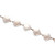 Silver link bracelet, 'Avant-Garde Belle' - Avant-Garde Polished Diamond-Shaped Silver Link Bracelet (image 2d) thumbail