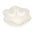 Marble catchall, 'White Clover' - White Hand-Carved Natural Marble Six-Leaf Clover Catchall (image 2c) thumbail
