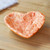 Marble catchall, 'Pink Heart' - Pink White Grey Heart-Shaped Hand-Carved Marble Catchall (image 2) thumbail