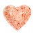 Marble catchall, 'Pink Heart' - Pink White Grey Heart-Shaped Hand-Carved Marble Catchall (image 2g) thumbail
