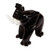 Marble sculpture, 'Ebony Trunk Charm' - Elephant-Shaped Marble Sculpture for Tabletops or Shelves (image 2b) thumbail