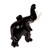 Marble sculpture, 'Ebony Trunk Charm' - Elephant-Shaped Marble Sculpture for Tabletops or Shelves (image 2e) thumbail