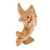 Marble figurine, 'Tides of Courage' - Natural Marble Figurine of Swordfish in an Earthy Palette (image 2b) thumbail