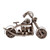 Upcycled metal sculpture, 'Fiery World' - Eco-Friendly Upcycled Metal Motorbike Sculpture from Mexico (image 2c) thumbail