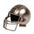 Upcycled metal sculpture, 'New Player' - Sport-Themed Upcycled Football Helmet Metallic Sculpture (image 2c) thumbail