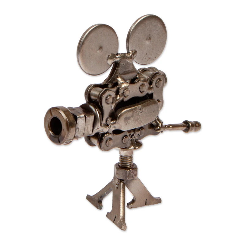 Fine Art Handmade Upcycled Movie Projector Metal Sculpture - Fragments ...