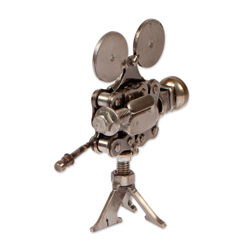 Fine Art Handmade Upcycled Movie Projector Metal Sculpture - Fragments ...