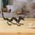 Upcycled metal sculpture, 'Wise Chances' - Dragon-Themed Upcycled Metal Sculpture in an Oxidized Finish (image 2j) thumbail