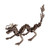 Upcycled metal sculpture, 'Wise Chances' - Dragon-Themed Upcycled Metal Sculpture in an Oxidized Finish (image 2b) thumbail