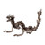 Upcycled metal sculpture, 'Wise Chances' - Dragon-Themed Upcycled Metal Sculpture in an Oxidized Finish (image 2e) thumbail