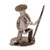 Upcycled metal sculpture, 'Forever Quixote' - Handcrafted Oxidized Quixote-Themed Upcycled Metal Sculpture (image 2f) thumbail