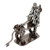 Recycled metal sculpture, 'Sublime Lion' - Lion-Themed Eco-Friendly Modern Recycled Metal Sculpture (image 2c) thumbail