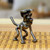 Recycled metal figurine, 'Rustic Dog' - Modern Whimsical Eco-Friendly Recycled Metal Dog Figurine (image 2) thumbail