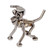 Recycled metal figurine, 'Rustic Dog' - Modern Whimsical Eco-Friendly Recycled Metal Dog Figurine thumbail