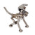 Recycled metal figurine, 'Rustic Dog' - Modern Whimsical Eco-Friendly Recycled Metal Dog Figurine (image 2b) thumbail