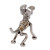 Recycled metal figurine, 'Rustic Dog' - Modern Whimsical Eco-Friendly Recycled Metal Dog Figurine (image 2d) thumbail