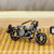 Recycled metal figurine, 'Classic Motorbike' - Motorcycle-Shaped Recycled Metal Figurine from Mexico (image 2) thumbail