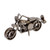 Recycled metal figurine, 'Classic Motorbike' - Motorcycle-Shaped Recycled Metal Figurine from Mexico (image 2b) thumbail