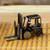 Recycled metal figurine, 'Charming Forklift' - Eco-Friendly Recycled Metal Forklift Figurine from Mexico (image 2) thumbail