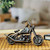 Recycled metal sculpture, 'Vintage Motorbike' - Motorcycle-Themed Eco-Friendly Recycled Metal Sculpture (image 2) thumbail