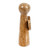 Marble figurine, 'Angel of Earth' - Minimalist Hand-Carved Brown Marble Figurine Made in Mexico (image 2b) thumbail