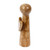 Marble figurine, 'Angel of Earth' - Minimalist Hand-Carved Brown Marble Figurine Made in Mexico (image 2c) thumbail