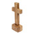 Marble sculpture, 'Ode to Hope' - Inspirational Religious Hand-Carved Marble Cross Sculpture (image 2d) thumbail