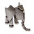 Upcycled metal sculpture, 'Micro Giant' - Elephant-Themed Eco-Friendly Upcycled Metallic Sculpture thumbail