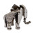 Upcycled metal sculpture, 'Micro Giant' - Elephant-Themed Eco-Friendly Upcycled Metallic Sculpture (image 2c) thumbail