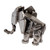 Upcycled metal sculpture, 'Micro Giant' - Elephant-Themed Eco-Friendly Upcycled Metallic Sculpture (image 2d) thumbail