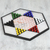 Marble and onyx Chinese checkers, 'Colorful Contrast' - Hand Crafted Marble Chinese Checker Game Set (image 2b) thumbail